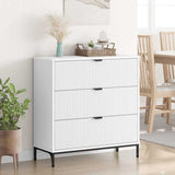 Sideboard with Drawer White 79.5 x 33 x 82 cm Engineered Wood 883434