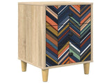 Bedside Cabinet OMMEN Sonoma Oak 36 x 33 x 60 cm 8007289