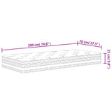 Pocket Spring Mattress Medium 70x200 cm 372926
