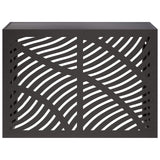Air Conditioner Cover Black 100 x 50 x 70 cm Steel 8014101