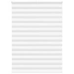 ZNTS Zebra Blind White 155x200 cm Fabric Width 150.9 cm Polyester 4014792