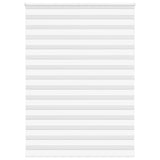 ZNTS Zebra Blind White 155x200 cm Fabric Width 150.9 cm Polyester 4014792
