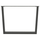 Dining Table Legs V-Shape 2 pcs Anthracite 100x cm Steel 4012658