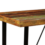 ZNTS Bar Table Solid Reclaimed Wood 120x60x107 cm 245440