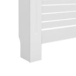 ZNTS Radiator Cover White 152x19x81.5 cm MDF 284321