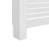 ZNTS Radiator Cover White 152x19x81.5 cm MDF 284321