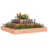 Planter 80x80x27 cm Solid Wood Douglas 823869