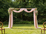 Wedding Arch Light Brown 225 x 95 x 226 cm Solid Pine Wood 42019394