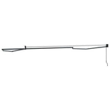 Retractable Awning Manual Anthracite 500 x 300 cm Aluminium 362030