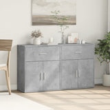 Sideboards 2 pcs Concrete Grey 60x31x70 cm Engineered Wood 3276549