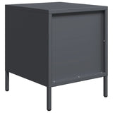 ZNTS Bedside Cabinets 2 pcs Anthracite 35x39x43.5 cm Steel 851249