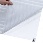 Window Films 4 pcs Frosted Stripes Pattern PVC 3208976