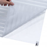 Window Films 4 pcs Frosted Stripes Pattern PVC 3208976