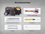 Petrol Inverter Generator Portable 5500W 5.0kVA 4-Stroke ATS Interface Camping 10653508