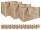 Jute Handbags 50 pcs Natural 26 x 22 x 14 cm 100% Tossa Jute 42012274