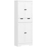 Tall Bathroom Cabinet, Freestanding Bathroom Storage Cabinet with Drawer, Shelves and Doors, 60 30 T3398P548730