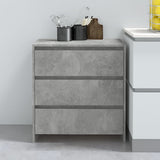 Sideboard Concrete Grey 70x41x75 cm Engineered Wood 809750
