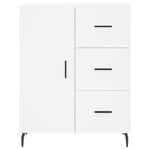 Highboard White 69.5x34x180 cm Engineered Wood 3189461