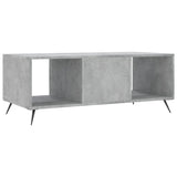 Coffee Table Concrete Grey 102x50x40 cm Engineered Wood 829272