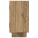 Wall Cube Shelf 5 Compartments Artisian Oak Engineered Wood 860003
