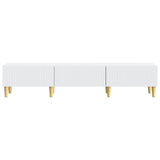 TV Cabinet with Drawer White 147 x 34.5 x 30 cm Engineered Wood 894705