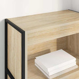 Book Cabinet Sonoma 60 x 30 x 121 cm Engineered Wood 886391
