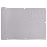 Balcony Privacy Screen Grey 800x120 cm PVC 4005497