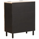Sideboard White Wash Finish 60 x 33 x 75 cm Solid Mango Wood 4017867