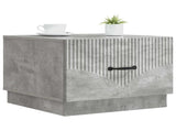 Coffee Table Concrete Grey 49 x 50 x 37 cm Engineered Wood 895428