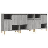 Sideboards 3 pcs Grey Sonoma 60x35x70 cm Engineered Wood 3185741