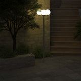 Garden Lamp Post 3 Lamps 220 cm 40389