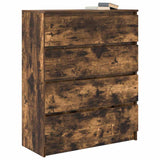 Sideboard Smoked Oak 80x35x99 cm Engineered Wood 3328484