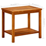 ZNTS Coffee Table 50x35x45 cm Solid Acacia Wood 316404