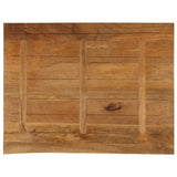 Table Top Live Edge 100x80x3.8 cm Solid Wood Mango 370604