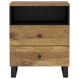 Bedside Cabinet 50x33x62 cm Solid Wood Mango&Engineered Wood 350667