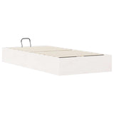 Ottoman Bed Frame with Storage White 100 x 200 cm 3418772