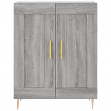 Highboard Grey Sonoma 69.5x34x180 cm Engineered Wood 3198335