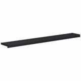 Window Sill Anthracite with Wood Grain 140 x 25 x 4.5 cm PVC 42022313