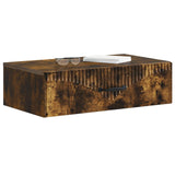 Wall-Mounted Side Table Smoked Oak 59 x 34.5 x 17 cm 899000