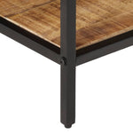 Coffee Table 100x50x35 cm Solid Rough Wood Mango 374069