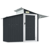 Garden Shed Anthracite 270x130x208.5 cm Galvanised Steel 316244