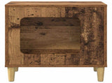 Cat House Old Wood 51 x 30 x 52 cm Engineered Wood 8000660