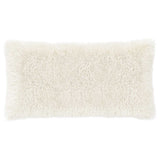 Cushion Cover 12 pcs HEERLEN White 40 x 80 cm PV Fleece 910128
