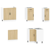 11 Piece Kitchen Cabinet Set "Lucca" Sonoma Oak Engineered Wood 3314954