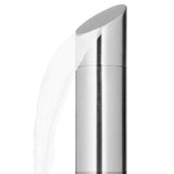 Garden Shower with Brown Base 225 cm Stainless Steel 3070790