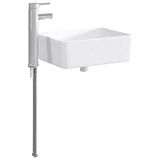 Bathroom Wash Basin Chrome 40.5 x 30.5 x 13 cm Metal 890248