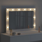 Vanity Mirror White 80 x 15 x 18 cm Glass and Engineered wood 868293