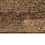 Floor Carpet Tiles 20 pcs 5 m² Brown 331490