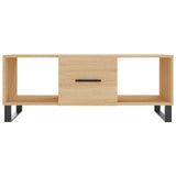 ZNTS Coffee Table Sonoma Oak 102x50x40 cm Engineered Wood 829327