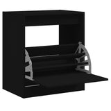 Shoe Cabinet Black 60x42x69 cm Engineered Wood 839981